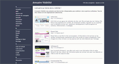 Desktop Screenshot of annuaire-visibilite.com